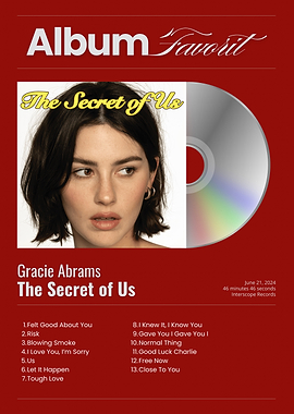 Gracie Abrams The Secret of Us Album Cover
