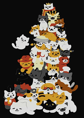 Pile of Cute Cats