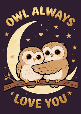 Owl Always Love You Cute Owl Couple