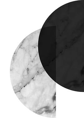 Abstract Marble Circles