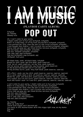 Playboi Carti 'I AM MUSIC' Album Art