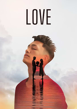 Love Double Exposure Portrait