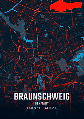 Braunschweig City Map