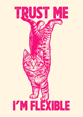 Trust Me I'm Flexible Cat