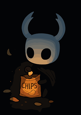 The Knight Eating Chips