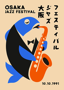 Osaka Jazz Festival Poster