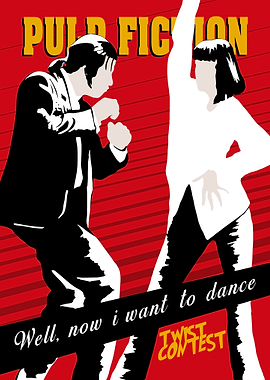 Pulp Fiction Dance Poster