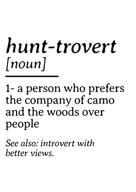 Hunt-trovert definition