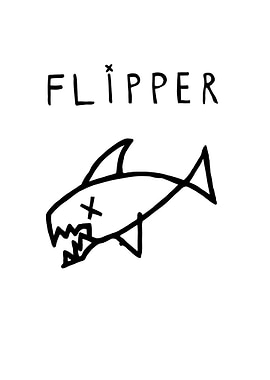 Flipper Shark Drawing