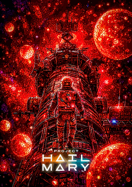 Project Hail Mary Astronaut in Space
