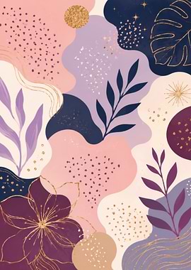 Abstract Floral Botanical Art