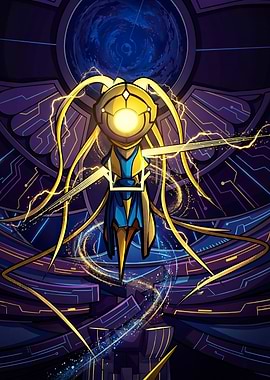 Futuristic Robot with Glowing Eye
