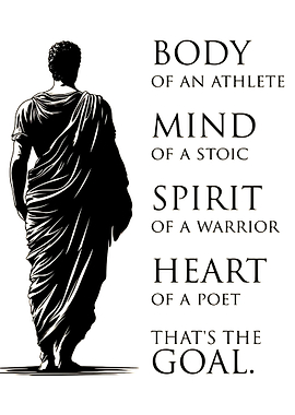 Stoic Athlete Poet Warrior Goal