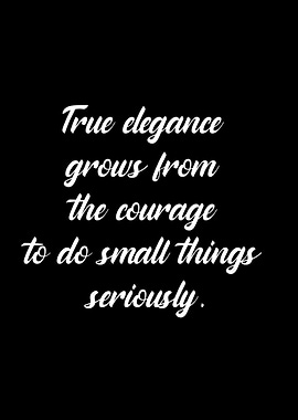 Inspirational Quote on Black Background