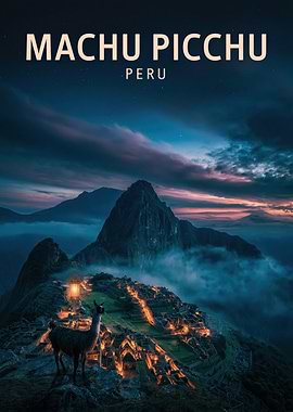Machu Picchu at Dusk