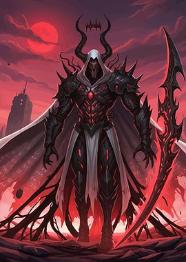Dark Warrior with Scythe