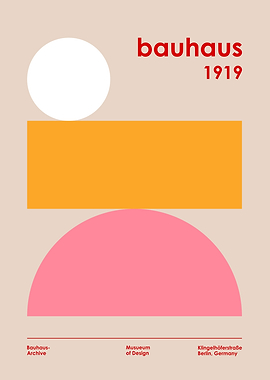 Bauhaus 1919 Poster