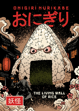 Onigiri Nurikabe Yokai