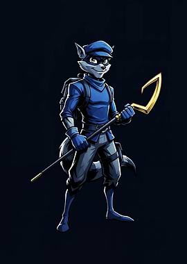 Sly Cooper with Cane