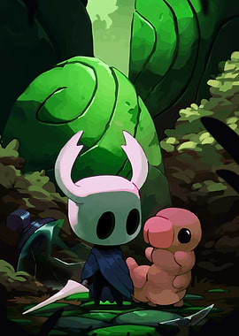 The Knight and Grub in a Forest