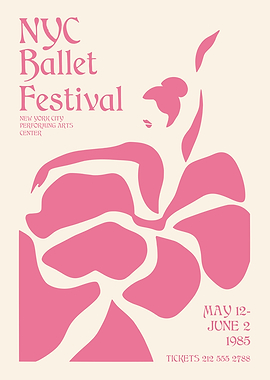 NYC Ballet Festival Poster