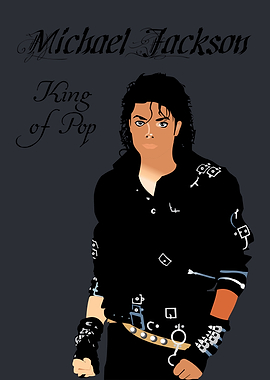 Michael Jackson King of Pop Portrait