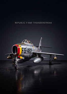 Republic F-84F Thunderstreak Jet