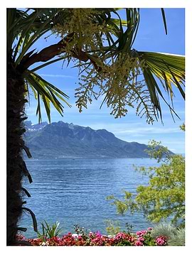 Tropical Lakeside Mountain View