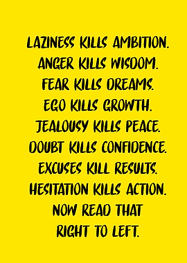 Inspirational Text Art