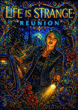 Life is Strange Reunion Stained Glass Art