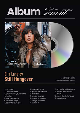 Ella Langley Still Hungover Album Cover
