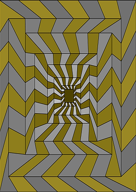 Optical Illusion Spiral Pattern