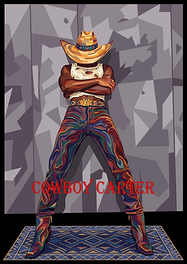 Cowboy Carter Fashion Portrait