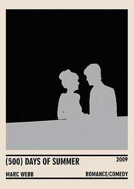 500 Days of Summer Minimalist Poster
