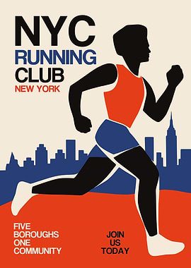 NYC Running Club Poster