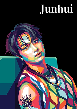 Junhui Pop Art Portrait