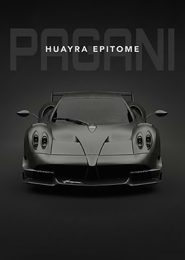 sleek pagani huayra epitome Car poster