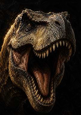 Tyrannosaurus Rex Roaring