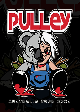 Pulley Australia Tour 2023 Poster