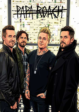 Papa Roach Band Portrait
