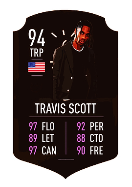 Travis Scott Trading Card