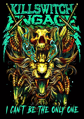 Killswitch Engage Lion Skull Artwork