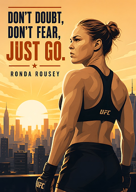 Ronda Rousey Motivational Poster