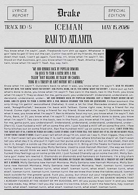 Drake 'Ran to Atlanta'