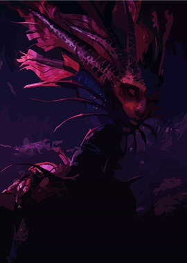 South Of Midnight Dark Fantasy Creature Portrait