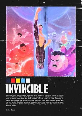 Invincible Comic Book Poster