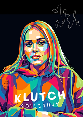 Adele Pop Art Portrait