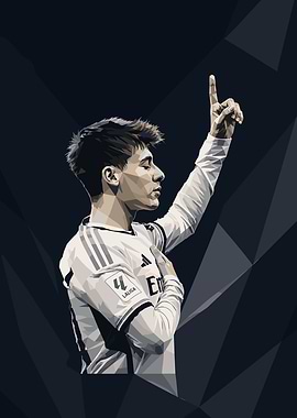 Football Player Celebrating wpap