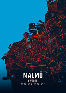 Malmö City Map