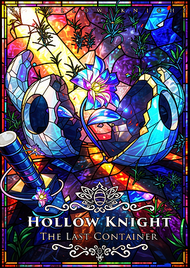Hollow Knight The Last Container Stained Glass